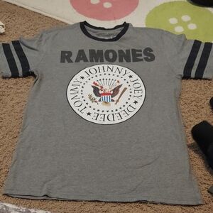 Gray Ramones Graphic T-Shirt